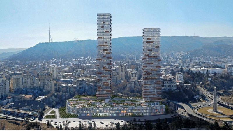 В Тбилиси построят 65-этажные башни — небоскребы