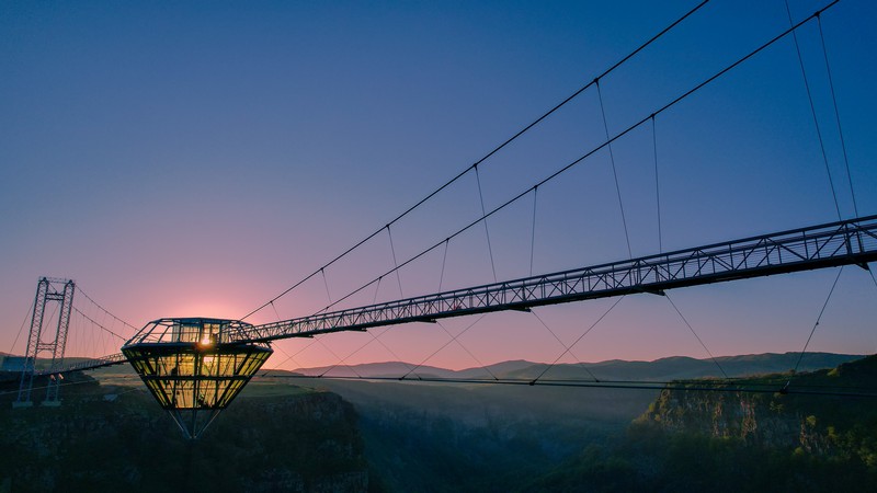 Бриллиантовый мост каньона Дашбаши откроется в июне